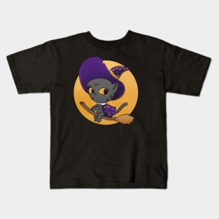 Witch Cat Kids T-Shirt